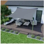 jarolift Sonnensegel Sonnensegel 3,6x3,6m quadratisch anthrazit UV-Schutz
