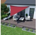 jarolift Sonnensegel Sonnensegel 3x3x3m dreieckig weinrot UV-Schutz...
