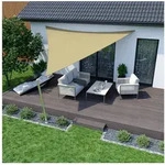 jarolift Sonnensegel Sonnensegel 3,6x3,6x3,6m dreieckig sand UV-Schutz