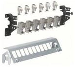 Hager Montageklemme Hager Patch-Panel 12-fach mit 6xRJ45-Modulen FZ12MM