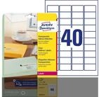 Avery Zweckform Etikett L4770-25 L4770-25 Adress-Etiketten (A4 1.000 St&uuml;