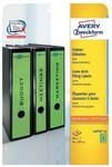 Avery Zweckform Hinweisschild L4754-20 Ordner-Etiketten - breit/lang, (A4 - 20...
