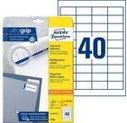 Avery Zweckform Etikett 4780 Universal-Etiketten ultragrip - 485 x 254 mm wei&szlig;...