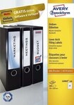 Avery Zweckform Hinweisschild L6060-100 L6060-100 Ordner-Etiketten - schmal/kurz (A4