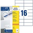 Avery Zweckform Etikett 3484 3484 Universal-Etiketten ultragrip - 105 x 37 mm...