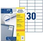 Avery Zweckform Etikett 3489 3489 Universal-Etiketten ultragrip - 70 x 297 mm...