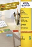 Avery Zweckform Etiketten 3454 3454 Etiketten - 105 x 37 mm gr&uuml;n 1.600...