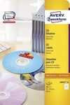 Avery Zweckform Etiketten 50 CD-Etiketten L6043-25 wei&szlig;