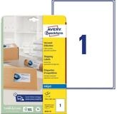 Avery Zweckform Etiketten Versand-Etiketten 199,6x289,1 mm 25 Blatt/25 Etiketten