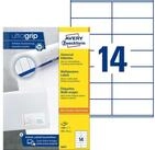 Avery Zweckform Etikett 3477 3477 Universal-Etiketten ultragrip - 105 x 41 mm...