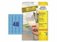 Avery Zweckform Etikett Universaletikett Maße: 45,7 x 21,2 mm (B x H)...