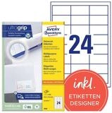 Avery Zweckform Etikett 3658 3658 Universal-Etiketten ultragrip - 646 x 338 mm...