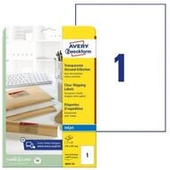 Avery Zweckform Etiketten 25 Folien-Versandetiketten J8567-25 transparent 210,0...