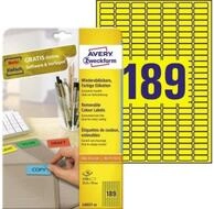 Avery Zweckform Etiketten Etiketten Inkjet/Laser/Kopier 25.4x10mm Mini VE=3780...