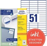 Generic Haftnotizblock Etiketten 3420 70x16,9 wei&szlig; 5100St