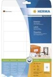 HERMA Etikett Herma 5056 Etiketten Premium A4, wei&szlig; 97x42,3 mm Papier matt 300...