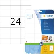 HERMA Etikett Herma 4390 Etiketten Premium A4, wei&szlig; 70x37 mm Papier matt 600...