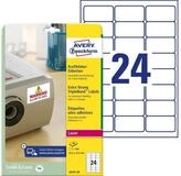 Avery Zweckform Etiketten Etiketten 63,5x33,9mm stark klebend wei&szlig; VE=480...