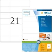 HERMA Etikettenpapier Herma Etiketten permanent haftend 70 x 41 mm weiss PREMIUM 200