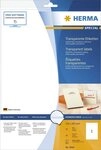 HERMA Etikett Herma Inkjet Etik. trans 210x297 10 Blatt DIN A4 10 St&uuml;ck 8964