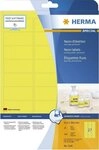 HERMA Etikett 5140 Etiketten A4 neon-gelb 63,5x29,6 mm Papier matt 540 St.