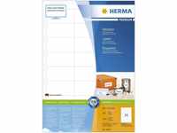 HERMA Etiketten HERMA Etiketten Premium A4 weiß 66x33,8 mm Papier 4800 St.