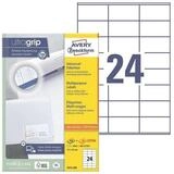 Avery Zweckform Etiketten 3475-200, Adresse (70x36 mm), selbstklebend
