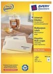 Avery Zweckform Etiketten Etikett 3651-200 52,5x29 Ma&szlig;e: 52,5 x 29,7 mm (B x H)