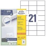 Avery Zweckform Etiketten 3652-200, 4620 St&uuml;ck, Kennzeichnung (70 x 42,3 mm),
