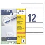 Avery Zweckform Etiketten 3659-200, 1200 St&uuml;ck, Adresse DIN lang (97 x 42,3...