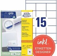 Avery Zweckform Etiketten 3.300 AVERY Zweckform Etiketten 3669-200 wei&szlig; 70,0 x...