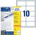 Avery Zweckform Etiketten 3679 Universal-Etiketten ultragrip - 97 x 55 mm wei&szlig;...