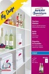 Avery Zweckform Etiketten Flaschen-Etiketten InkJet 90x120mm VE=20 St&uuml;ck
