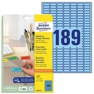 Avery Zweckform Etiketten Etiketten Inkjet/Laser/Kopier 25,4x10mm VE=3780...