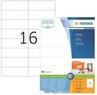 HERMA Etikettenpapier Herma Etiketten permanent haftend 105 x 37 mm weiss...