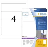 HERMA Etiketten HERMA Ordneretiketten abl&ouml;sbar wei&szlig; 192x61mm 25 Blatt 100...