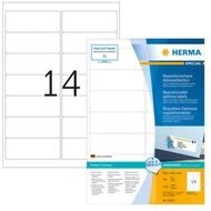 HERMA Etikettenpapier Herma Etiketten f&uuml;r Adressen abl&ouml;sbar 99,1 x 38,1 mm...