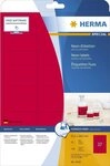 HERMA Etikett Herma 5045 5045 Etiketten A4 neon-rot 63,5x29,6 mm Papier matt...