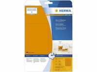 HERMA Handgelenkstütze HERMA Etiketten A4 neon-orange 99,1x67,7 mm Papier 160...