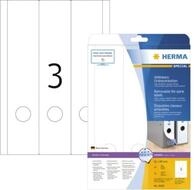 HERMA Etiketten Ordneretikett Movables 10185 lang/ mit Griffloch wei&szlig; 75...