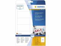 HERMA Etiketten HERMA Etiketten A4 weiß 88,9x46,6 mm ablösbar Papier 300 St.