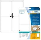 HERMA Etikett 10019 Adressetiketten - 991x139 mm wei&szlig; abl&ouml;sbar matt...
