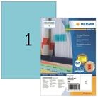 HERMA Etikettenpapier Herma Etiketten permanent haftend 210 x 297 mm blau 100...