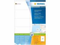HERMA Etiketten HERMA Adressetiketten A4 weiß 99,1x57 mm Papier 1000 St.