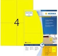 HERMA Etikett 4396 Universaletiketten SuperPrint - 105 x 148 mm gelb matt 400...