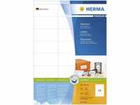 HERMA Etiketten HERMA Etiketten Premium A4 weiß 70x35 mm Papier 2400 St.