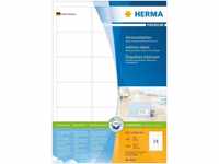 HERMA Etiketten HERMA Adressetiketten A4 weiß 63,5x46,6 mm Papier 1800 St.