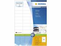 HERMA Etiketten HERMA Etiketten A4 weiß 52,5x21,2 mm Papier matt 5600 St.