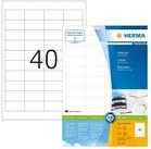 HERMA Etikett 4474 Etiketten Premium - 48,5 x 25,4 mm, wei&szlig;, matt, Rand, 4000...