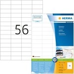 HERMA Etikettenpapier Herma Etiketten permanent haftend 52,5 x 21,2 mm weiss PREMIUM